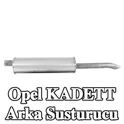 WALKER Arka susturucu 960mm, montaj parçaları olmadan — 1992 Opel Kadett