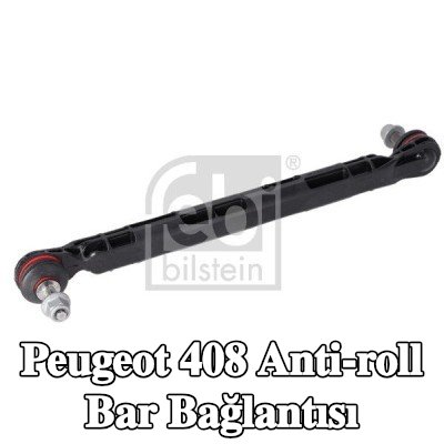 FEBI BILSTEIN Ön aks sol anti-roll bar bağlantısı, Ön Aks Sağ, 336mm, Plastik, somunlu — Peugeot 408