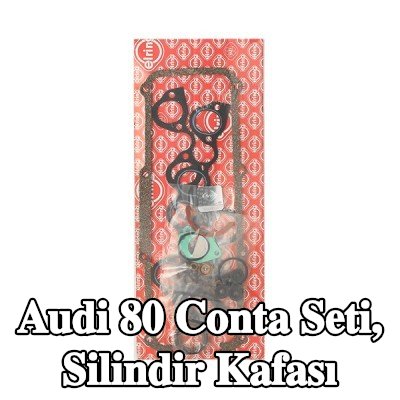ELRING Conta seti, valf gövdesi contalı silindir kafası, silindir kafası contası olmadan — 1990 Audi 80