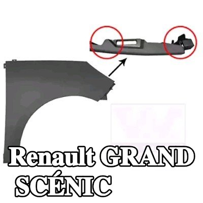 VAN WEZEL رفرف الجناح الأمامي الأيمن — 2012 Renault Grand Scénic