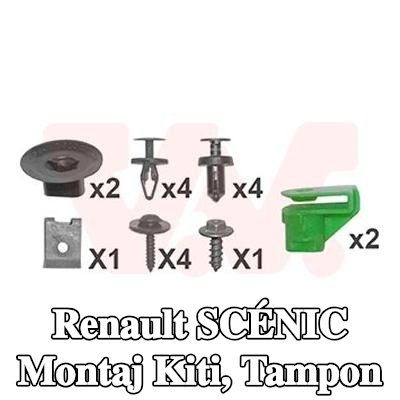 VAN WEZEL Montaj Kiti, tampon — 2003 Renault Scénic
