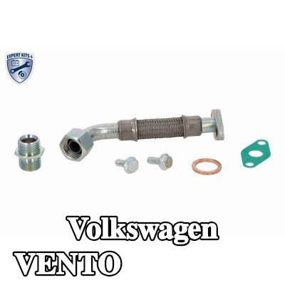 VAICO أنبوب الزيت, الشاحن مع مجموعة التثبيت — Volkswagen Vento