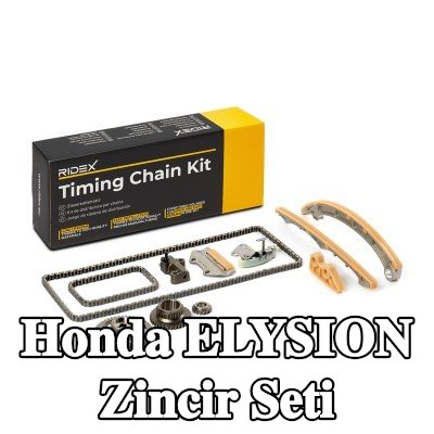 RIDEX Triger zinciri kiti Alt, Üst, dişliler ile, contasız/sızdırmazlık elemanları olmadan — Honda Elysion