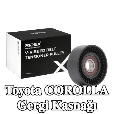 RIDEX Gergi kasnağı Ø: 70mm — 1997 Toyota Corolla