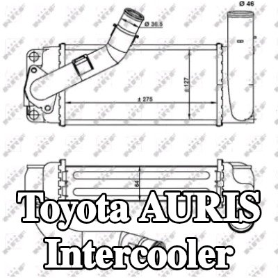 NRF Intercooler — 2012 Toyota Auris