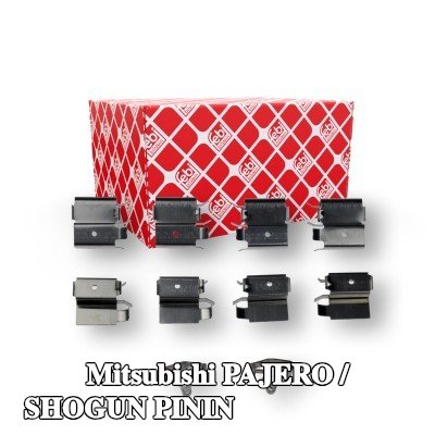 FEBI BILSTEIN طقم تركيب وسادات الفرامل للمحور الأمامي — Mitsubishi Pajero / Shogun Pinin