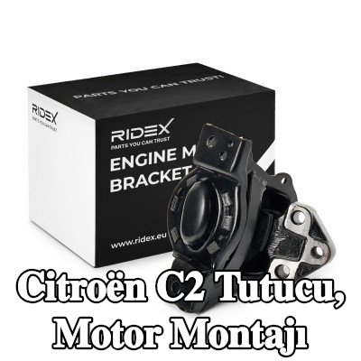 RIDEX Tutucu, motor montajı Sağ, motor tarafı — 2004 Citroën C2