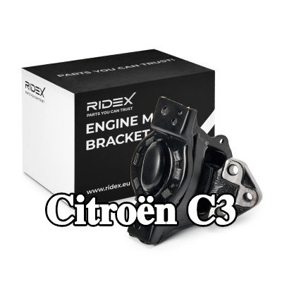 RIDEX الحامل, تركيب المحرك الأيمن, جانب المحرك — Citroën C3