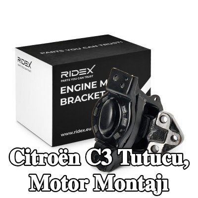 RIDEX Tutucu, motor montajı Sağ, motor tarafı — Citroën C3