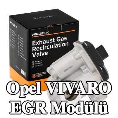 RIDEX EGR soğutucusundan sonra EGR Modülü, sabitleme/montaj malzemesi ile, Düşük Basınç Tarafı — 2016 Opel Vivaro
