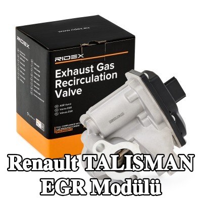 RIDEX EGR soğutucusundan sonra EGR Modülü, sabitleme/montaj malzemesi ile, Düşük Basınç Tarafı — Renault Talisman