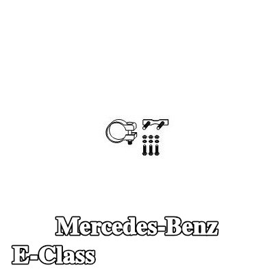 HJS مجموعة تركيب المحول الحفاز — 2000 Mercedes-Benz E-Class