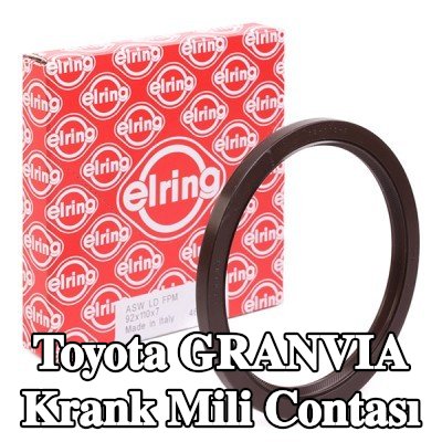 ELRING FPM (florlu kauçuk) krank mili contası — Toyota Granvia