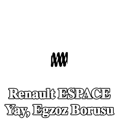 VEGAZ Yay, egzoz borusu — 1990 Renault Espace