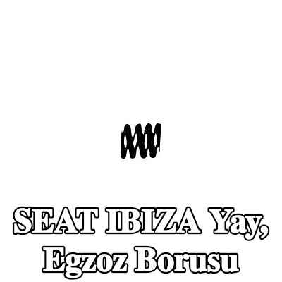 VEGAZ Yay, egzoz borusu — SEAT Ibiza