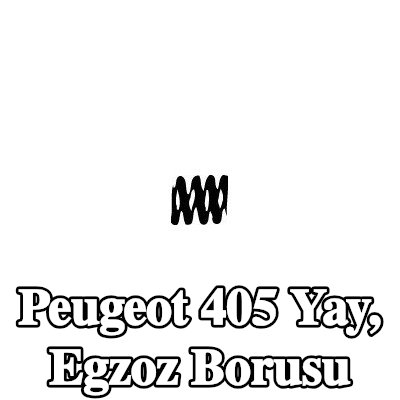 VEGAZ Yay, egzoz borusu — Peugeot 405