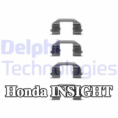 DELPHI طقم تركيب وسادات الفرامل — 2002 Honda Insight