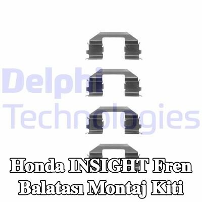 DELPHI Fren balatası montaj kiti — 2002 Honda Insight