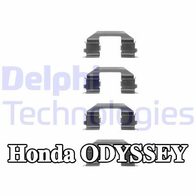 DELPHI طقم تركيب وسادات الفرامل — Honda Odyssey