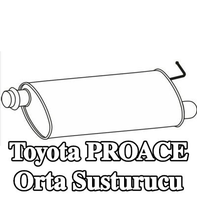 VEGAZ Orta susturucu — Toyota Proace