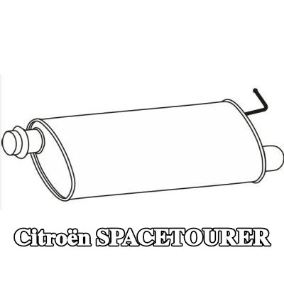 VEGAZ كاتم الصوت الأوسط — Citroën Spacetourer