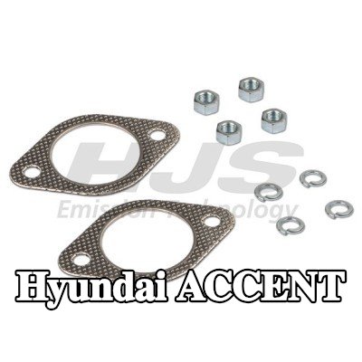 HJS مجموعة تركيب المحول الحفاز — Hyundai Accent