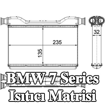 MAHLE Isıtıcı matrisi — 2012 BMW 7 Series