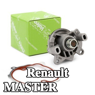 VALEO مضخة مياه بدون غطاء, مع حشيات/مانعات تسرب — 2011 Renault Master