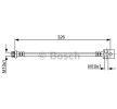 BOSCH Fren hortumu 410mm — Ford Ranger (1)