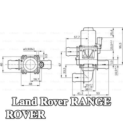 BOSCH صمام التحكم في هواء السحب — Land Rover Range Rover