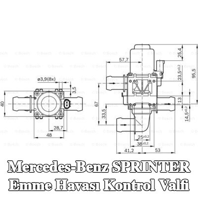 BOSCH Emme havası kontrol valfi — Mercedes-Benz Sprinter