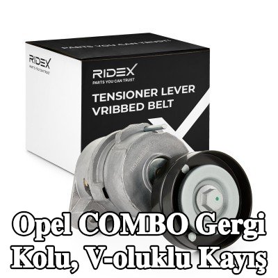 RIDEX Gergi Kolu, V-oluklu kayış — 2000 Opel Combo