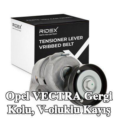 RIDEX Gergi Kolu, V-oluklu kayış — 2003 Opel Vectra