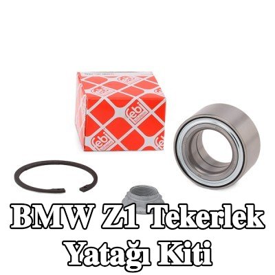 FEBI BILSTEIN Tekerlek yatağı kiti Arka Aks Sol, Arka Aks Sağ, tutma halkası, aks somunu ile — BMW Z1
