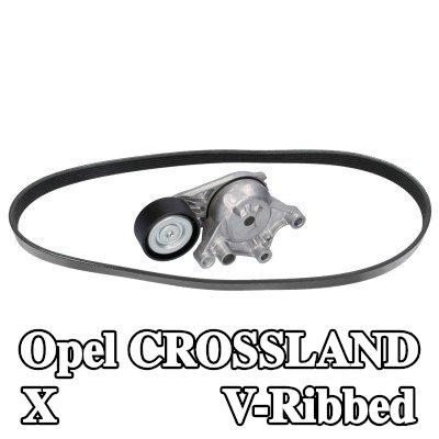 FEBI BILSTEIN مجموعة أحزمة V-Ribbed — Opel Crossland X