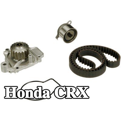 GATES مجموعة مضخة مياه وحزام توقيت PowerGrip, G-Force Redline™, مع مضخة مياه — 1990 Honda Crx