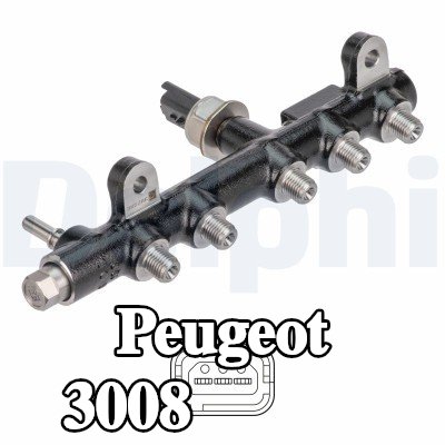 DELPHI قضيب الوقود — Peugeot 3008