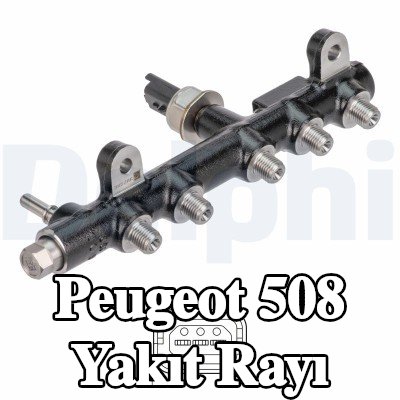 DELPHI Yakıt rayı — Peugeot 508