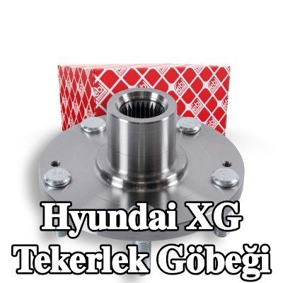 FEBI BILSTEIN Tekerlek göbeği ön aks sol, Ön Aks Sağ, tekerlek saplamaları ile, tekerlek yatağı olmadan — Hyundai Xg