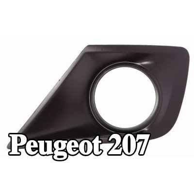 ABAKUS غطاء, مصباح الضباب الأيمن, بدون لمبة, بدون حامل لمبة — Peugeot 207