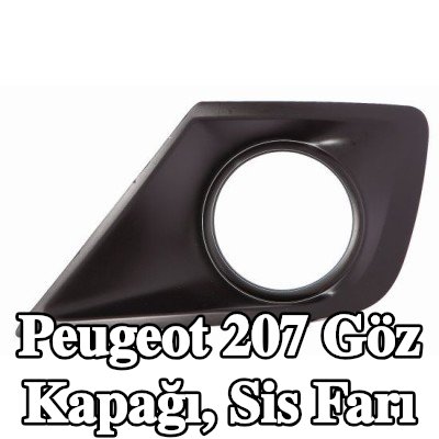ABAKUS Göz kapağı, sis farı Sağ, ampul içermez, ampul yuvası olmadan — Peugeot 207