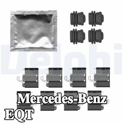 DELPHI طقم تركيب وسادات الفرامل — Mercedes-Benz Eqt
