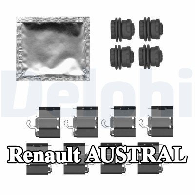 DELPHI طقم تركيب وسادات الفرامل — Renault Austral