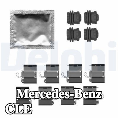 DELPHI طقم تركيب وسادات الفرامل — Mercedes-Benz Cle