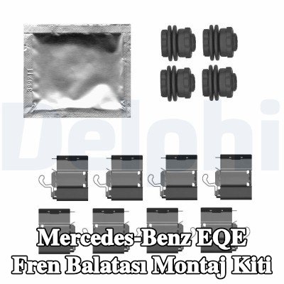 DELPHI Fren balatası montaj kiti — Mercedes-Benz Eqe