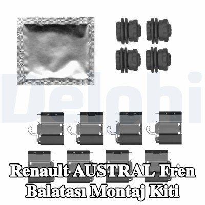DELPHI Fren balatası montaj kiti — Renault Austral