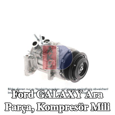 AKS DASIS Ara parça, kompresör mili — Ford Galaxy