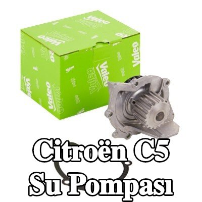 VALEO Kapaksız su pompası, conta/sızdırmazlık elemanları ile — Citroën C5