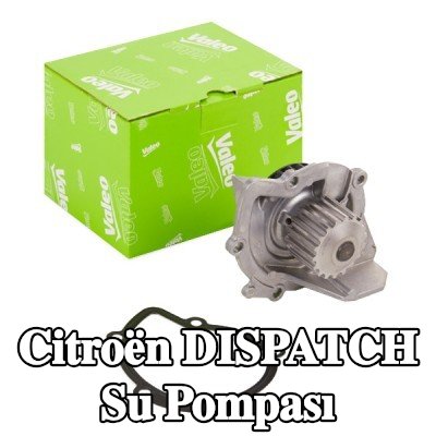 VALEO Kapaksız su pompası, conta/sızdırmazlık elemanları ile — Citroën Dispatch