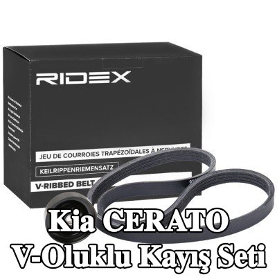 RIDEX V-Oluklu Kayış Seti — 2008 Kia Cerato
